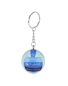 MULTICOLOR BALL KEYCHAIN BLUE