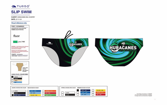 HURACANES - SWIMMING - SLIP